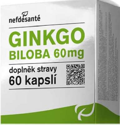 Ginkgo biloba, 60 caps